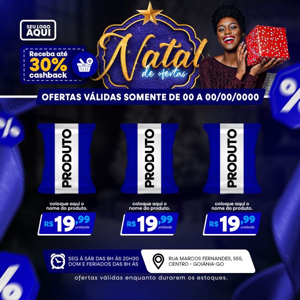 TABLÓIDE | FOLHETO | FELIZ NATAL | PSD EDITÁVEL