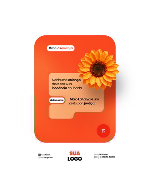 MAIO LARANJA 18 DE MAIO DIA NACIONAL DE COMBATE AO ABUSO E À EXPLORAÇÃO SEXUAL INFANTIL