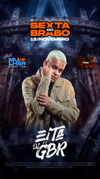 FLYER NOITE DO GBR STORY