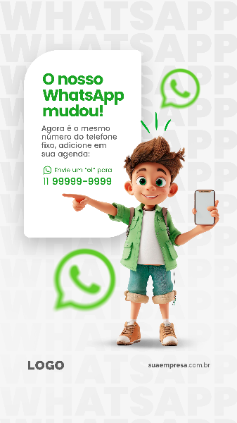 ATENÇÃO PARA NOSSO WHATSAPP MUDOU