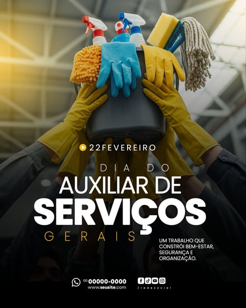DIA DO AUXILIAR DE SERVIÇOS GERAIS
