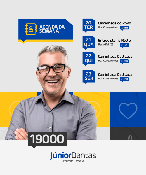 ELEIÇÕES CAMPANHA E MARKETING POLÍTICA 2024 AGENDA SEMANAL PSD EDITÁVEL