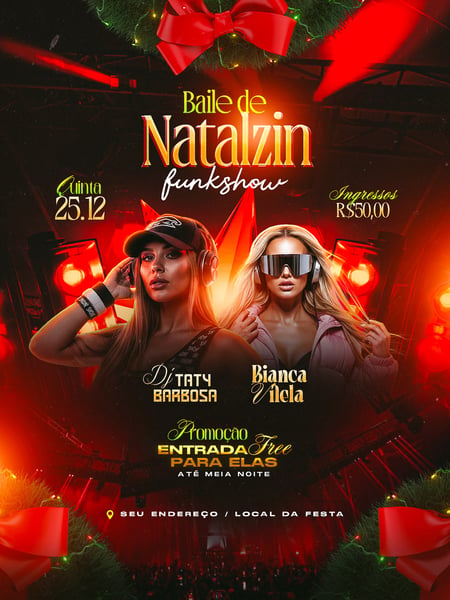 FLYER SHOW NATAL FUNK ESPECIAL FEED