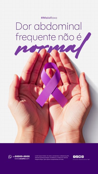 JZW MAIO ROXO CAMPANHA MÊS DE CONSCIENTIZAÇÃO SOBRE DOENÇAS INFLAMATÓRIAS INTESTINAIS STORY (3)