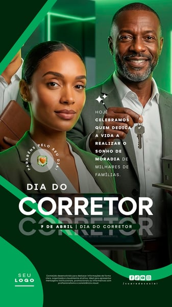 DIA DO CORRETOR 07 DE ABRIL STORY SOCIAL MEDIA PSD EDITÁVEL 4