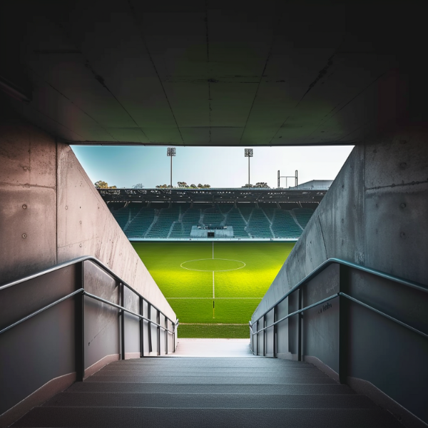IMAGEM DE ESTADIO COM LUZES PARA COMPOSIÇÃO