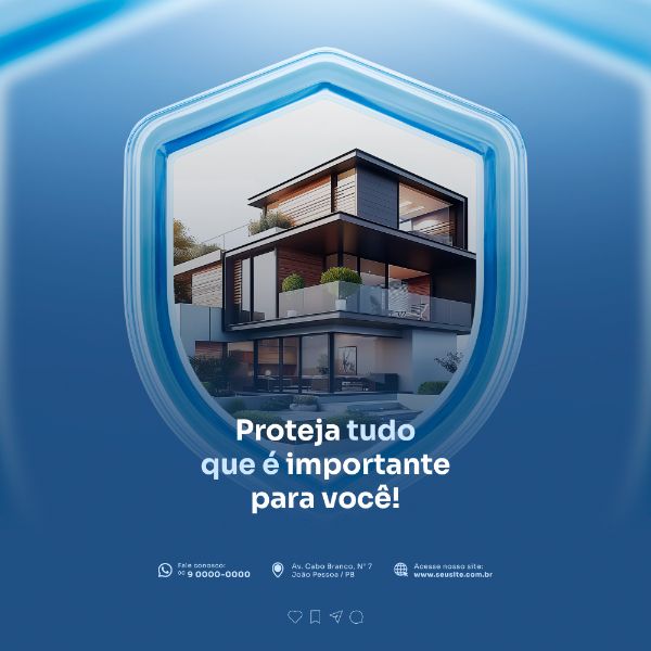PROTEJA O QUE É MAIS IMPORTANTE SEGURO SOCIAL MEDIA POST