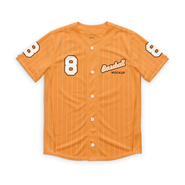 CAMISETA DE BEISEBOL PSD EDITÁVEL MOCKUP