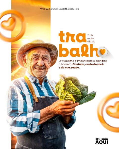 FEED - DIA DO TRABALHADOR - PSD EDITÁVEL