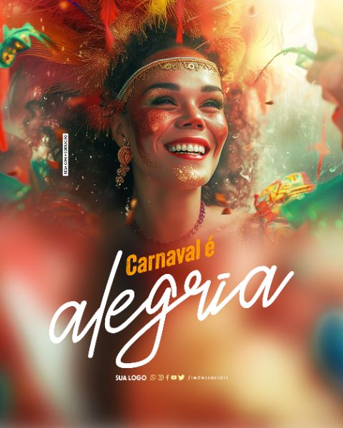 SOCIAL MEDIA - CARNAVAL - ALEGRIA