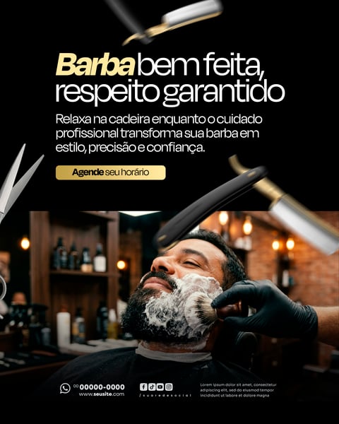 BARBEARIA SOCIAL MEDIA PSD EDITÁVEL 9