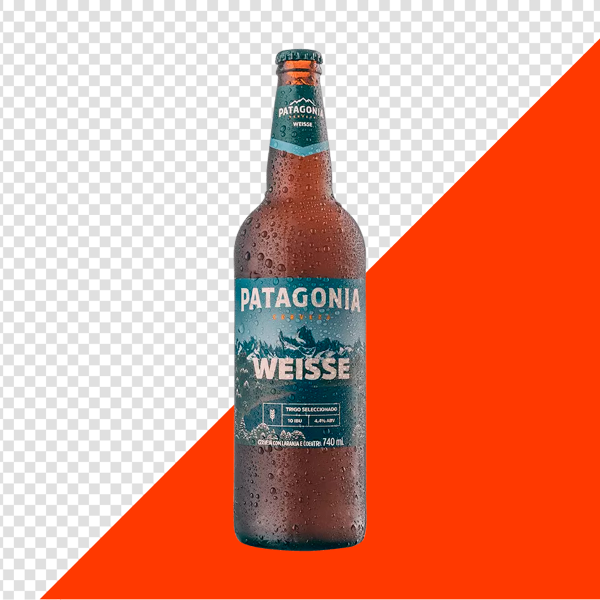 GARRAFA CERVEJA PATAGONIA WEISSE PNG TRANSPARENTE SEM FUNDO