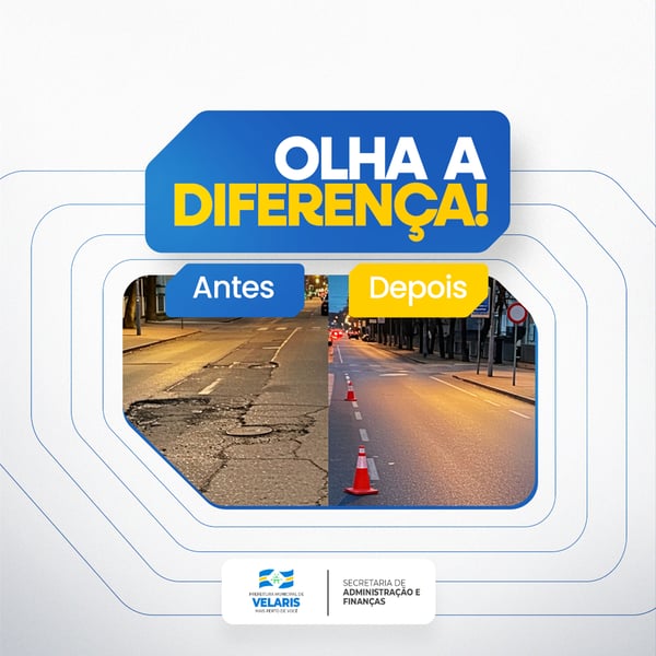 PREFEITURA PROJETO INAUGURAÇÃO PRAÇA OBRAS REFORMA PAVIMENTAÇÃO AVISO INFORME COMUNICADO SOCIAL MEDIA PSD EDITÁVEL