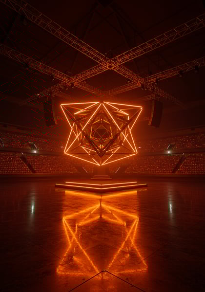 ARENA FUTURISTA LARANJA