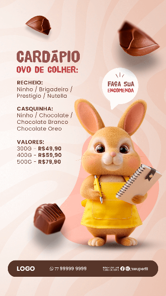 OFERTAS DE PÁSCOA - OVOS DE PÁSCOA