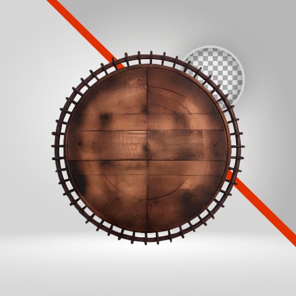 CÍRCULO DE MADEIRA 3D, PLACA, ELIPSE, ELEMENTO PNG, FUNDO TRANSPARENTE, SÃO JOÃO, PISEIRO, VAQUEJADA, SERTANEJO, RURAL