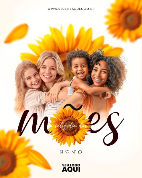FEED VERTICAL - DIA DAS MAES | PSD EDITÁVEL