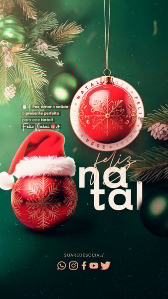 EGK SOCIAL MEDIA FELIZ NATAL STORY PAZ, AMOR E SAÚDE, O PRESENTE PERFEITO PARA ESTE NATAL