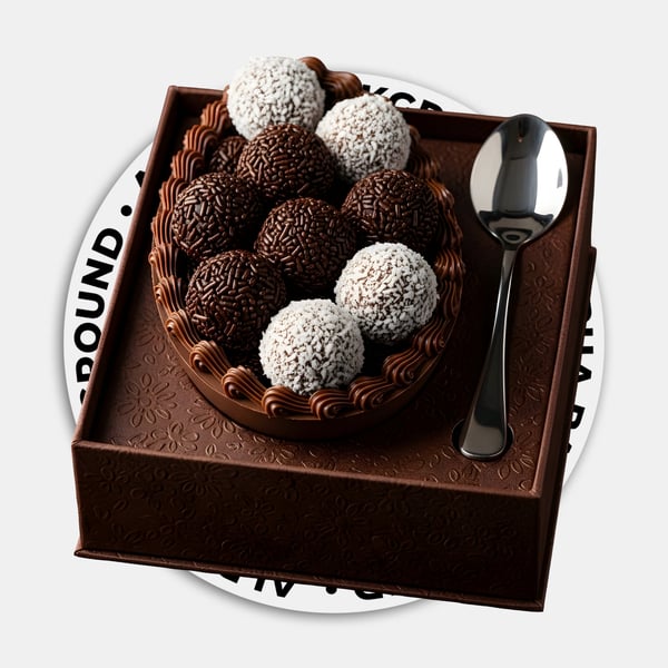 Ovos de páscoa recheados dentro de uma caixa 04