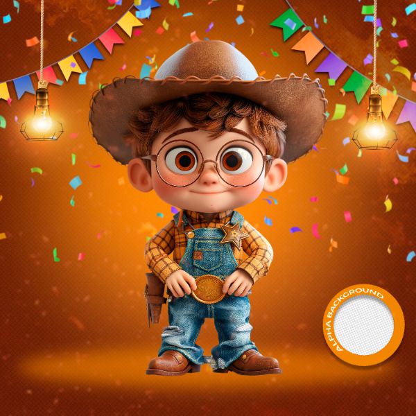 MASCOTES DE FESTA JUNINA MODELO 104