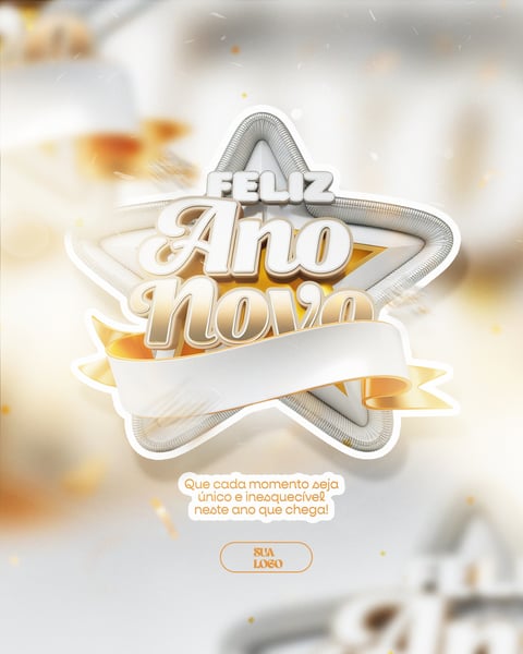 FELIZ ANO NOVO REVEILLON SOCIAL MEDIA PSD EDITÁVEL