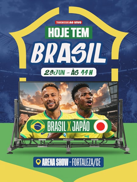 47 FLYER EVENTO TRANSMISSÃO AO VIVO COPA DO MUNDO BRASIL