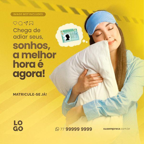 CHEGA DE ADIAR SEUS SONHOS - AUTOESCOLA