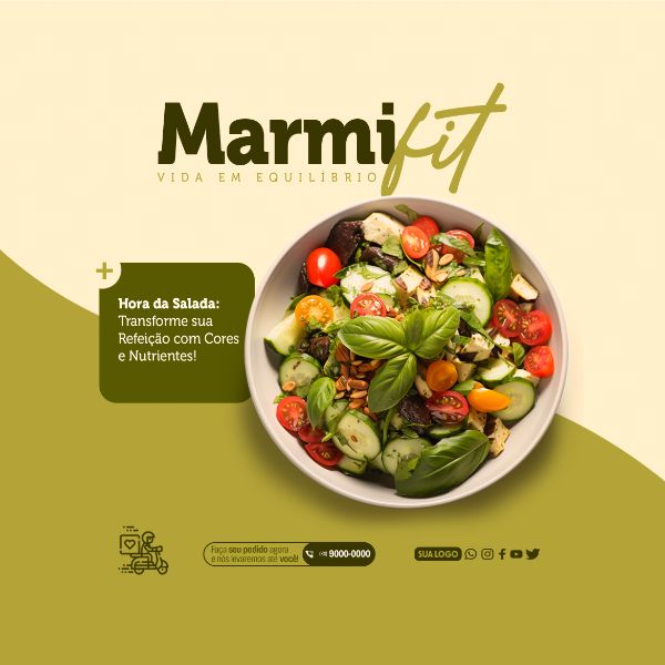 SOCIAL MEDIA - MARMITARIA FIT - HORA DA SALADA