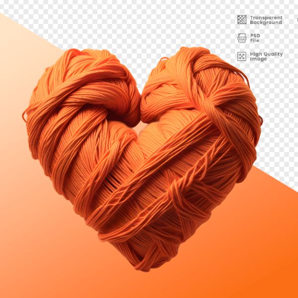 CORAÇÃO DE LÃ - ELEMENTO PARA COMPOSIÇÃO