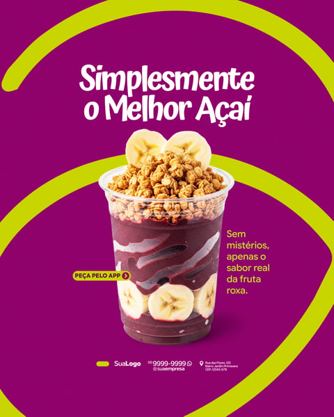 AÇAÍTERIA ARTESANAL SOCIAL MEDIA PSD EDITÁVEL 4