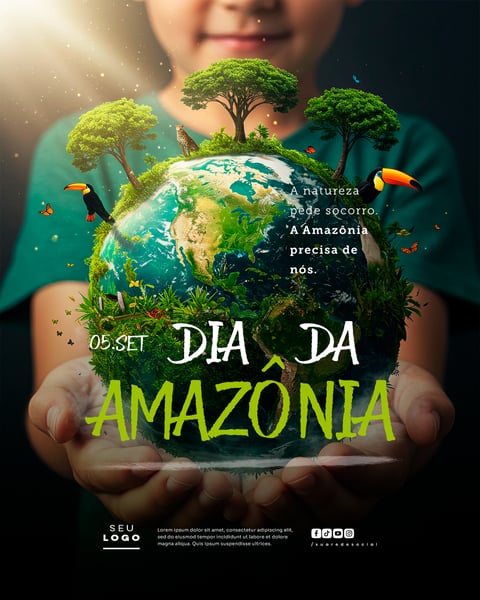 DIA DA AMAZÔNIA 05 DE SETEMBRO SOCIAL MEDIA PSD EDITÁVEL 5