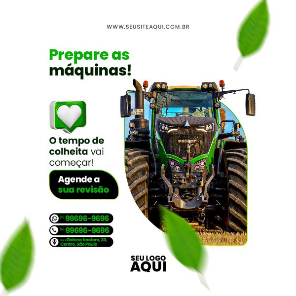 AGRONEGÓCIO, AGRICULTURA, AGROPECUÁRIA - SOCIAL MEDIA | PSD EDITÁVEL
