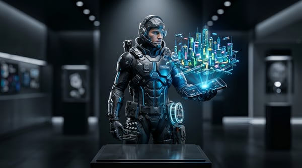 HUMANO FUTURISTA TECNOLOGIA SLEEK MODERN 01
