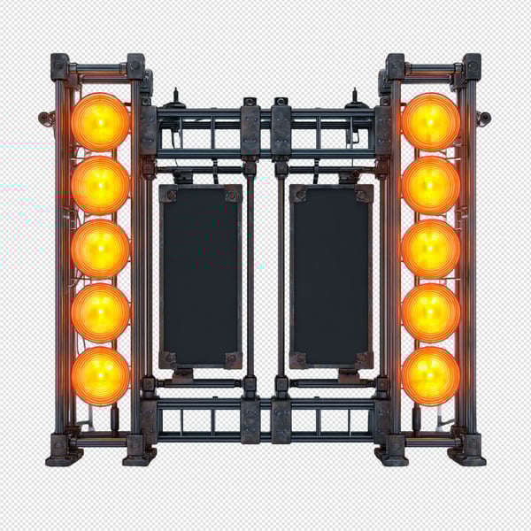 ESTRUTURA DE PALCO E ILUMINAÇÃO