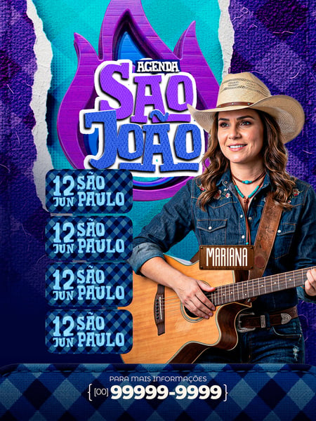 FEED FLYER EVENTOS SHOWS ARTISTAS SOCIAL MEDIA PSD EDITÁVEL 04