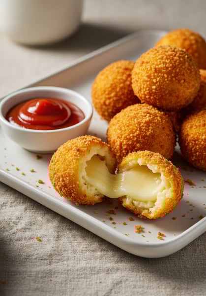 BOLINHA DE QUEIJO EMPANADA