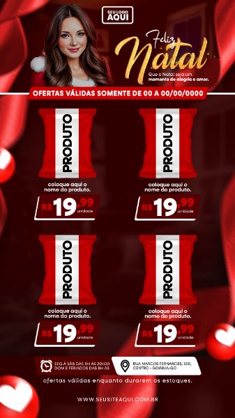 STORY | TABLÓIDE | FOLHETO | FELIZ NATAL | PSD EDITÁVEL