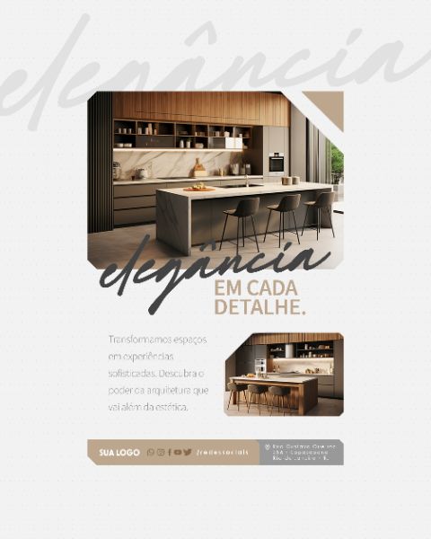 SOCIAL MEDIA - ARQUITETURA - ELEGÂNCIA EM CADA DETALHE