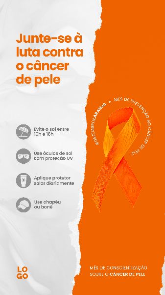 DEZEMBRO LARANJA 08 - MÊS DE CONSCIENTIZAÇÃO SOBRE O CÂNCER DE PELE