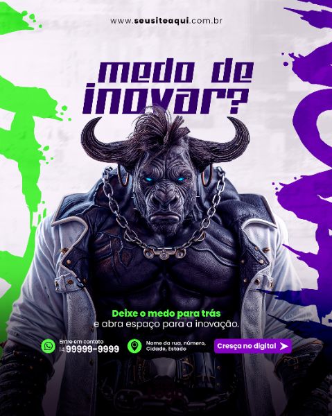 FEED VERTICAL - AGÊNCIA DE MARKETING DIGITAL | PSD EDITÁVEL