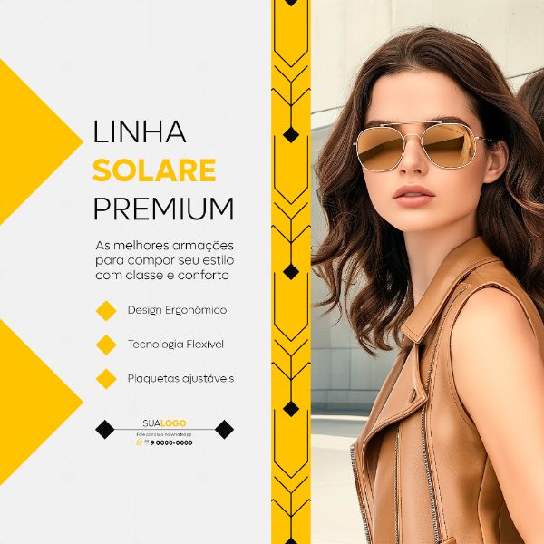 ÓTICA ÓCULOS SOCIAL MEDIA LANÇAMENTO FEED