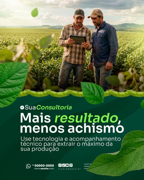 Consultoria AGRONEGÓCIO SOCIAL MEDIA PSD EDITÁVEL 2