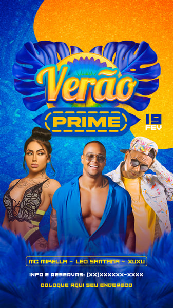 FLYER EVENTO VERÃO PRIME STORIES