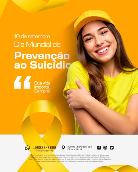 10 DE SETEMBRO DIA MUNDIAL DE PREVENÇÃO AO SUICÍDIO