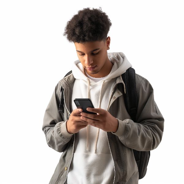 GAROTO MEXENDO NO CELULAR