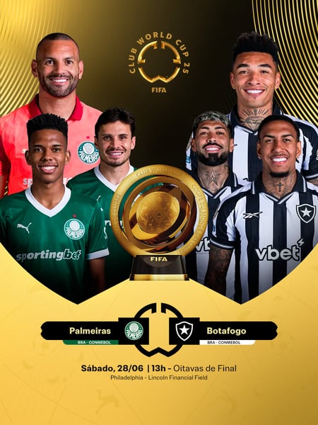 OITAVAS - PALMEIRAS X BOTAFOGO - FIFA CWC 2025 FINAL FEED