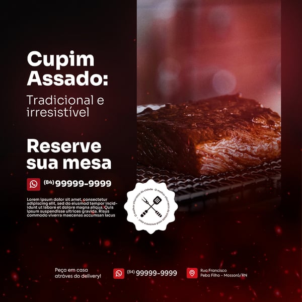 FLS CHURRASCARIA - CARNE CUPIM ASSADO