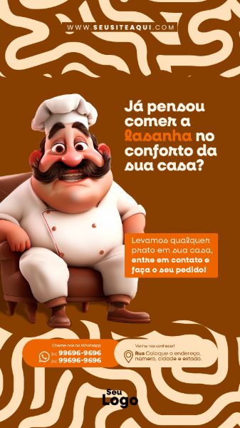 STORY - CASA DE MASSAS | RESTAURANTE | PSD EDITÁVEL