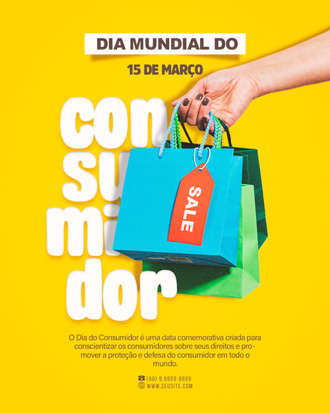 15 DE MARÇO DIA MUNDIAL DO CONSUMIDOR