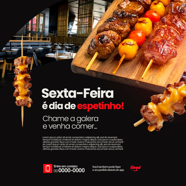 ESPETINHO - SEXTA-FEIRA DIA DE ESPETINHO